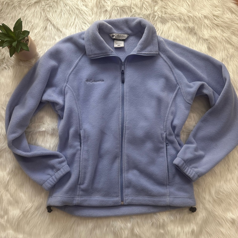 Columbia Purple Turtleneck Sweater Soft Cotton Blend